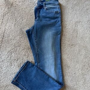 INC boot cut denim, size 8L, some stretch, EUC, $19.